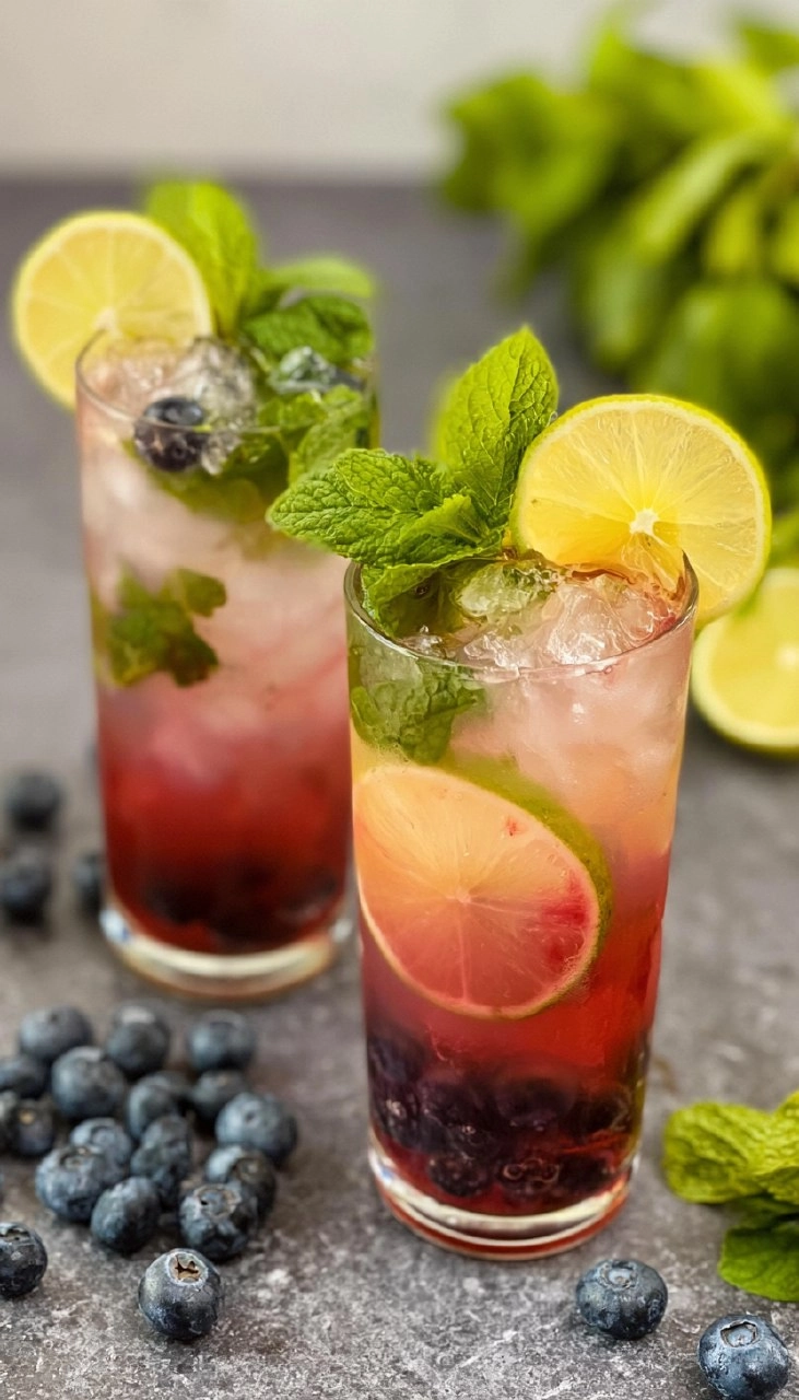 Blueberry Mojitos 75 Blueberry Mojitos