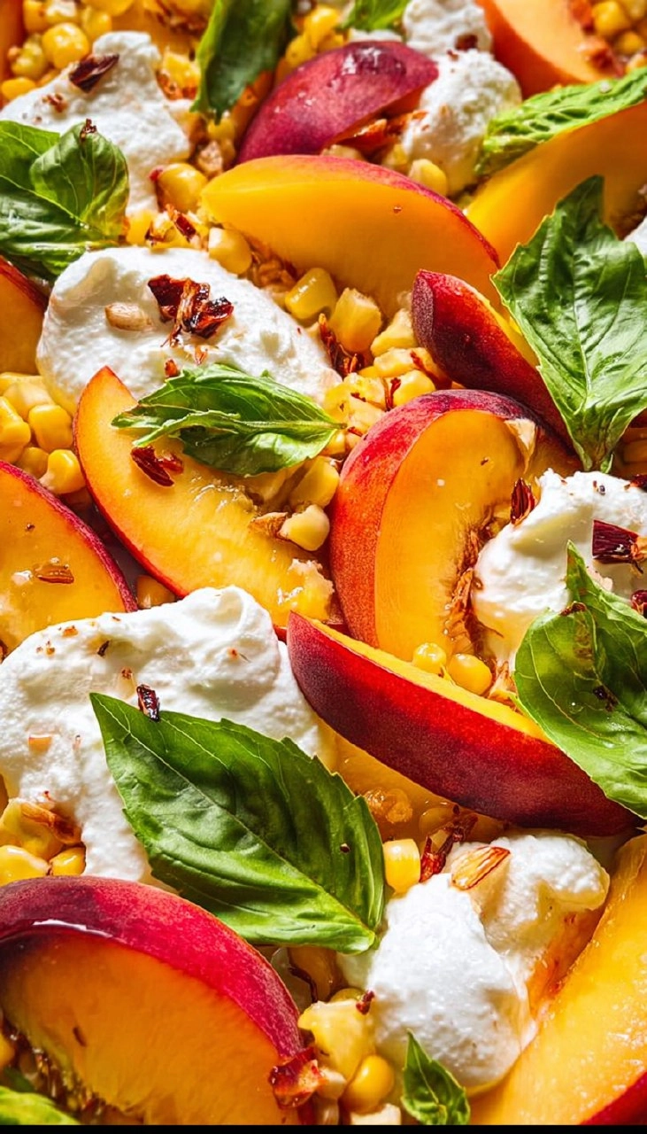 Burrata Peach Salad