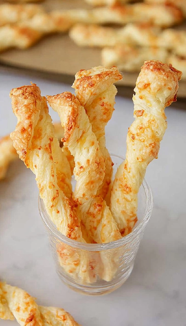 Cheese Twists with Puff Pastry