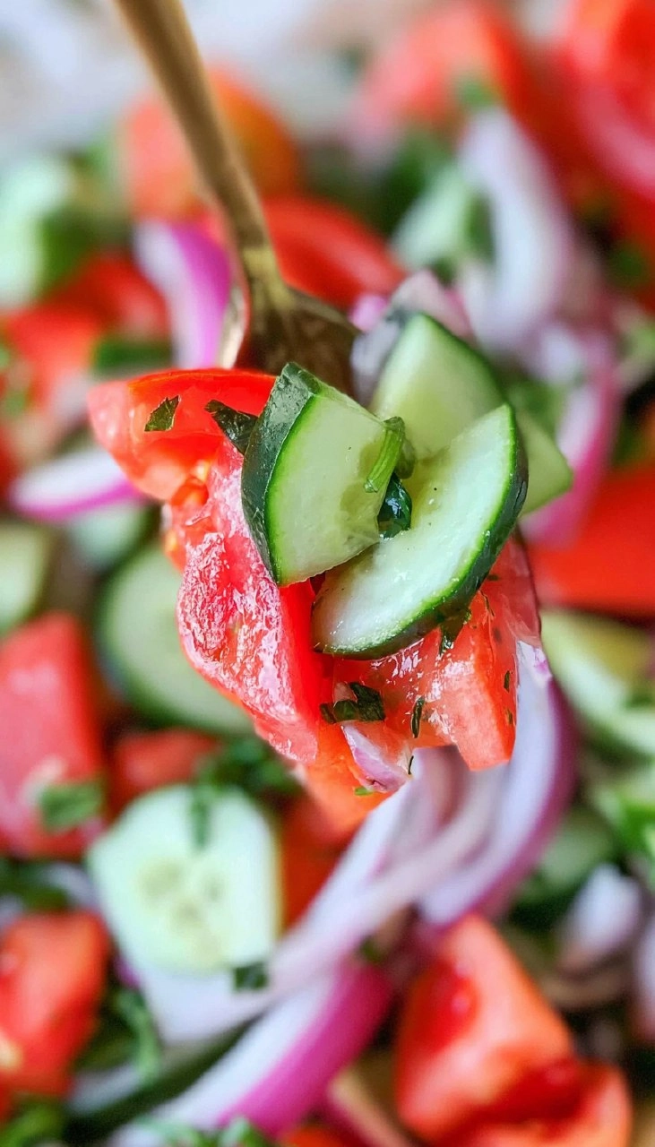 Classic Cucumber Tomato Salad