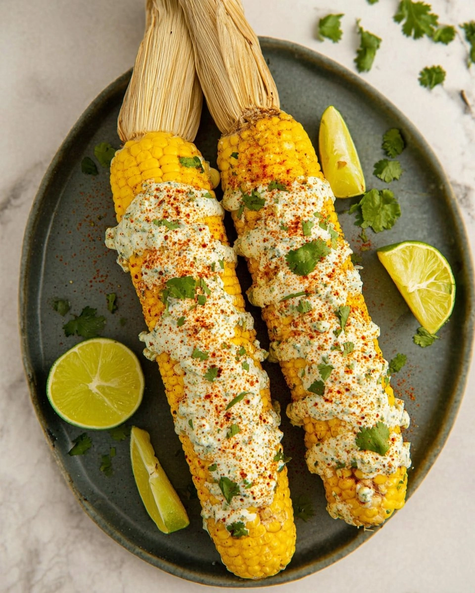 Creamy Cilantro Lime Corn