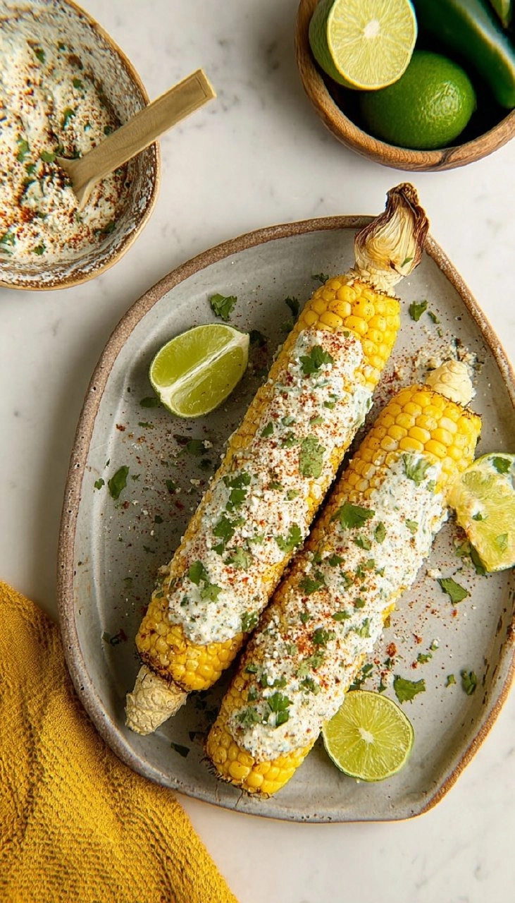 Creamy Cilantro Lime Corn