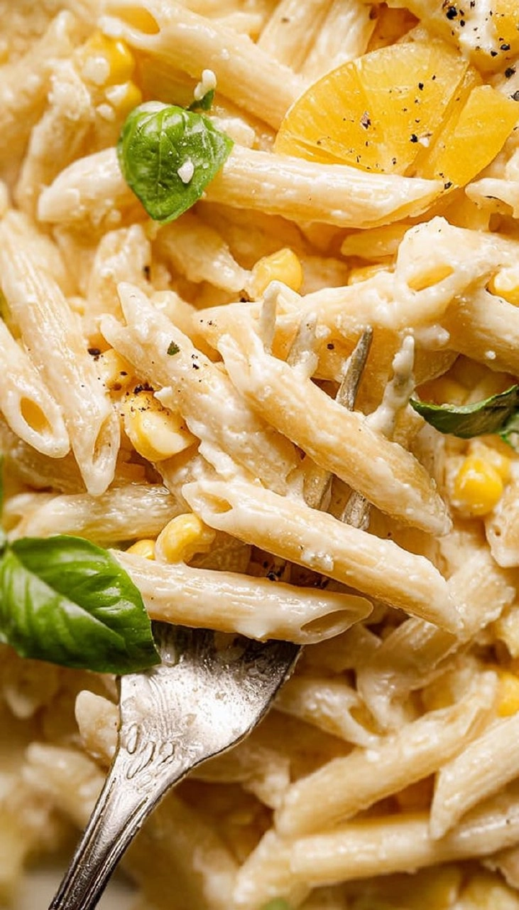 Easy Creamy Corn Pasta