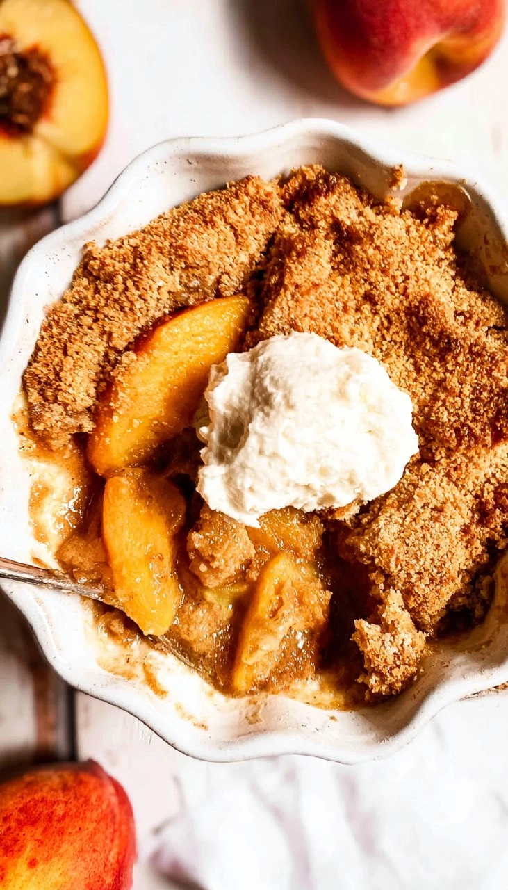 Easy Peach Cobbler (Gluten-Free, Naturally Sweetened)