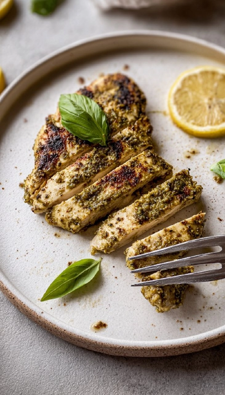 Grilled Pesto Chicken