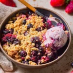 Healthy Mixed Berry Crisp (Gluten-Free) 96 Healthy-Mixed-Berry-Crisp-Gluten-Free-Recipe