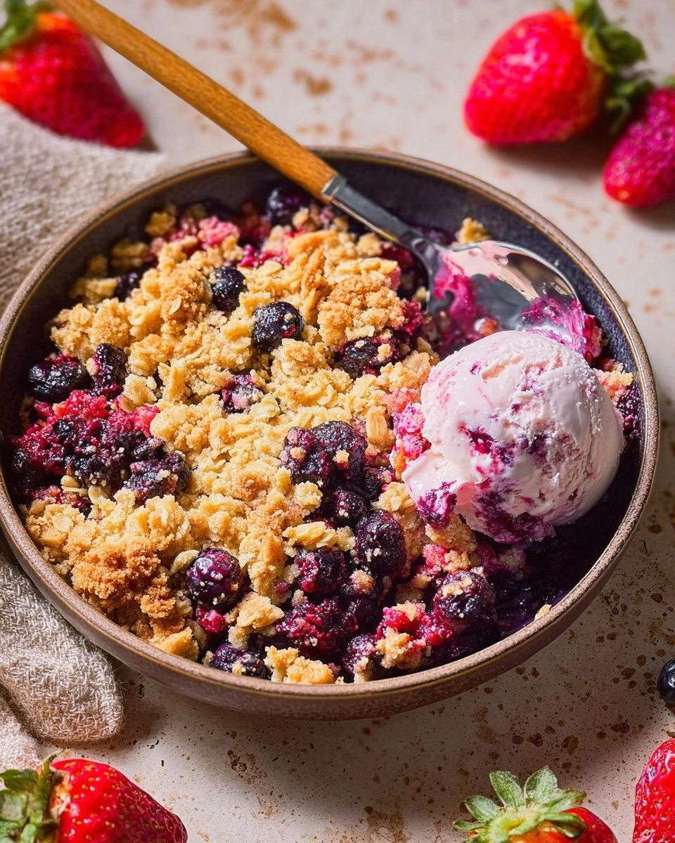 Healthy Mixed Berry Crisp (Gluten-Free) 94 Healthy Mixed Berry Crisp (Gluten-Free)
