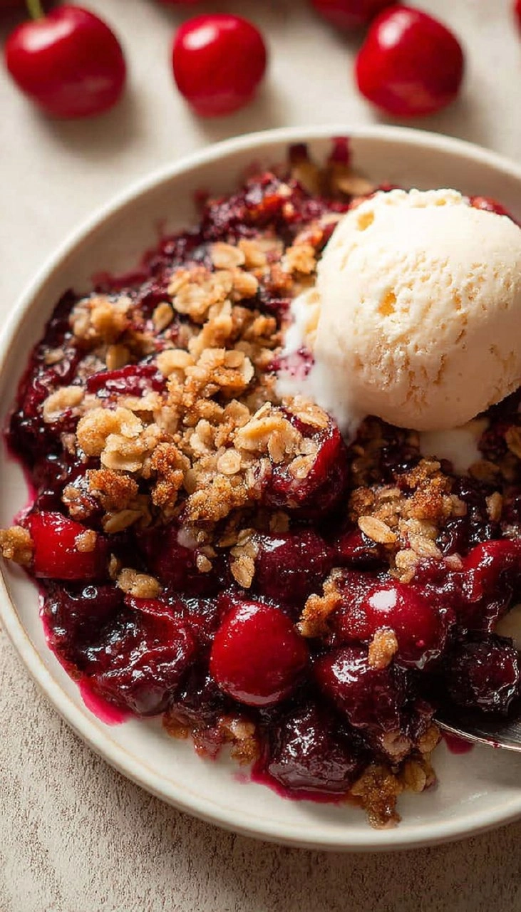 Homemade Cherry Crisp 100 Homemade Cherry Crisp