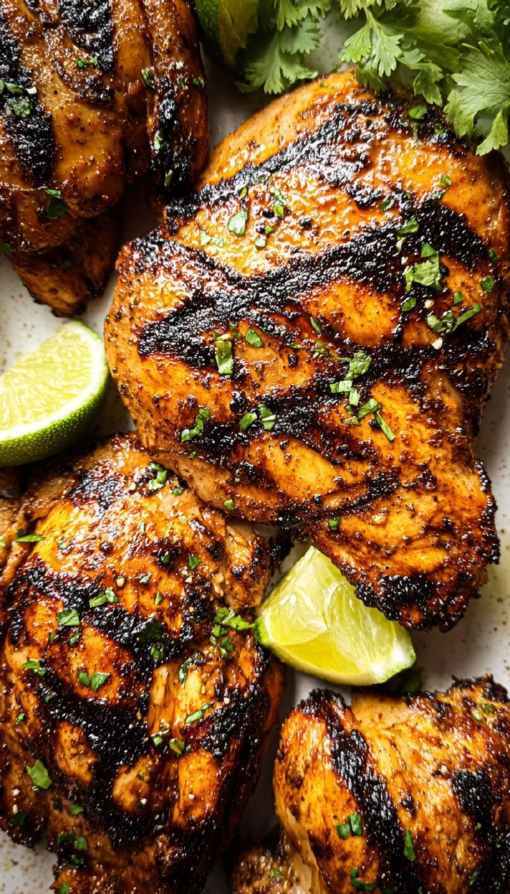 Juicy Grilled Tequila Lime Marinated Chicken