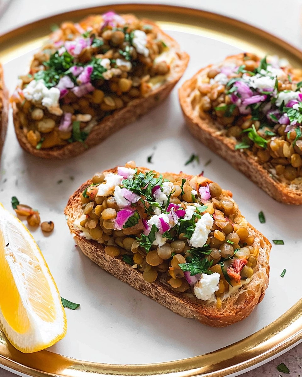 Lentil Bruschetta 79 Lentil Bruschetta