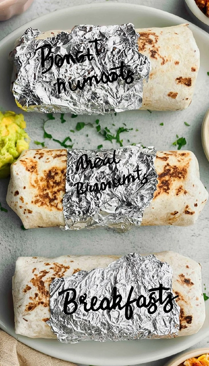 Meal Prep Breakfast Burritos