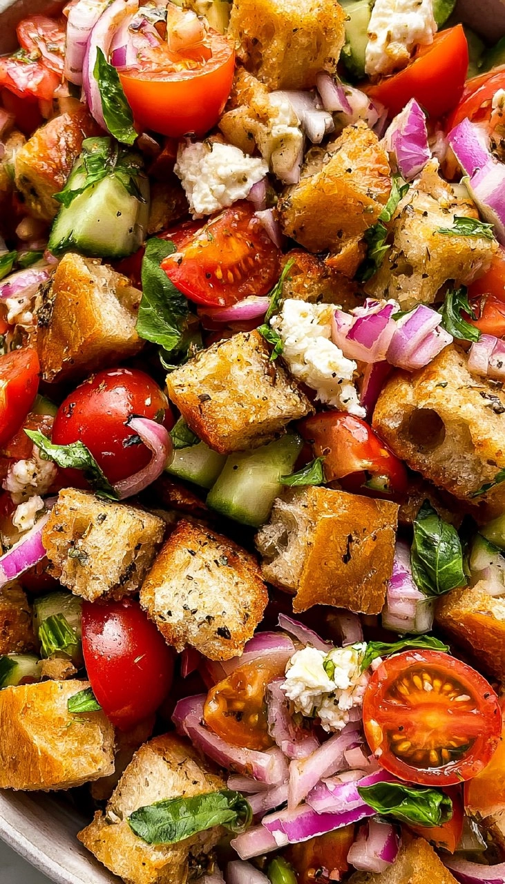 Panzanella Salad (Italian Bread Salad)