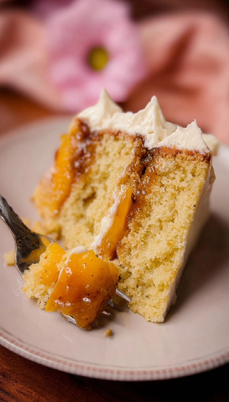 Peach Cobbler Cake