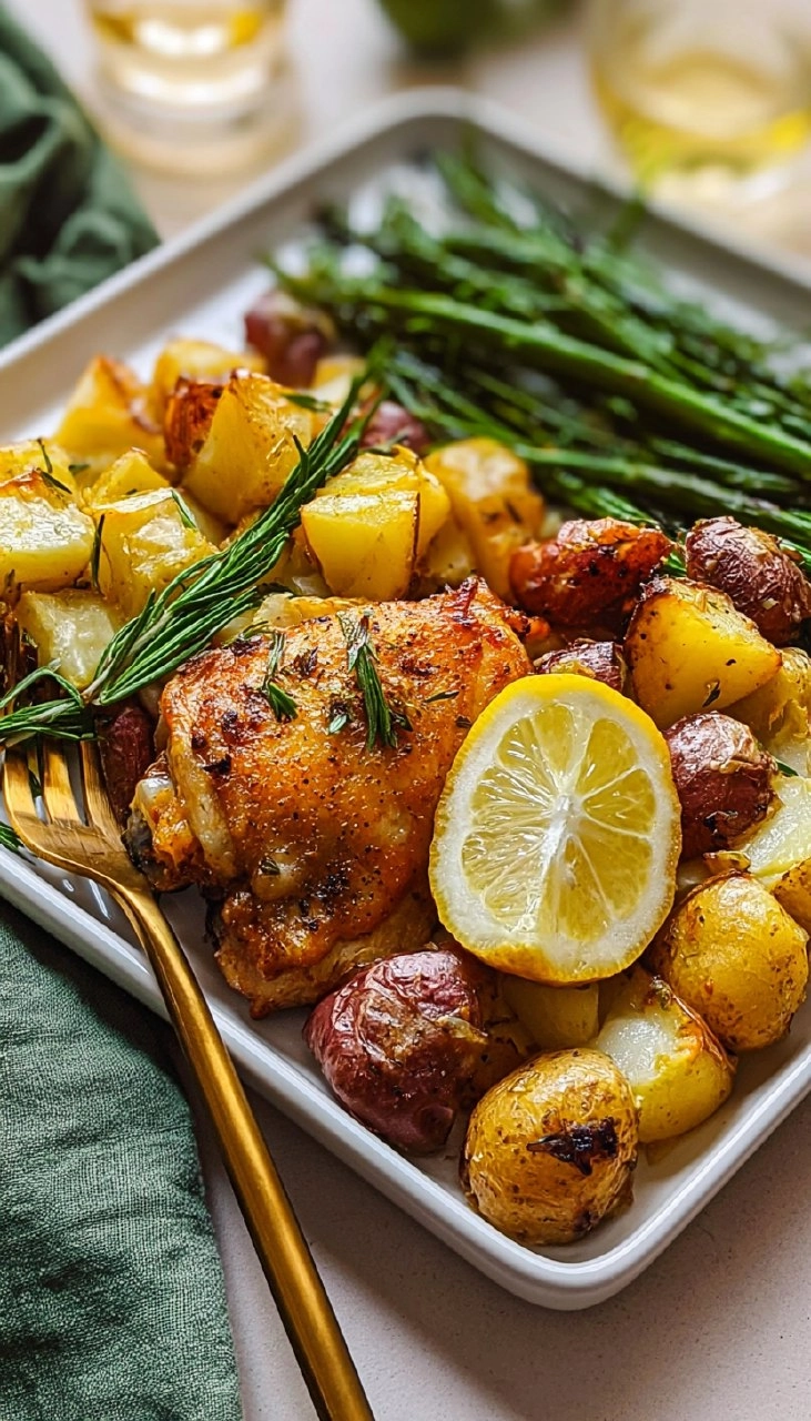 Sheet Pan Chicken and Potatoes 105 Sheet Pan Chicken and Potatoes