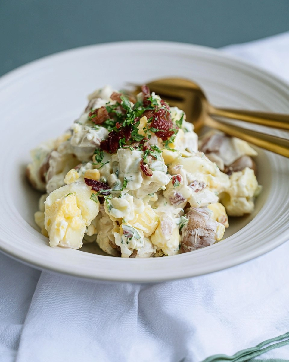 Sour Cream and Bacon Potato Salad