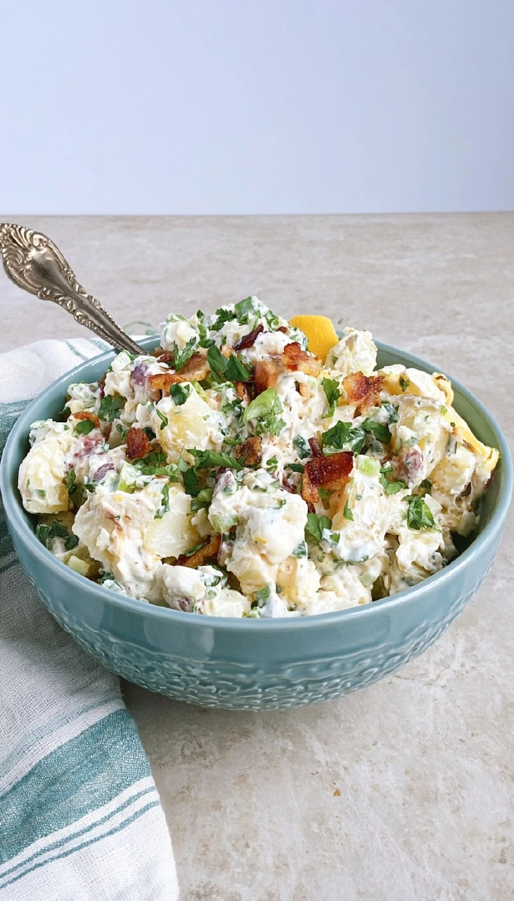 Sour Cream and Bacon Potato Salad