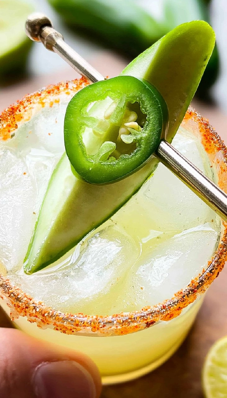 Spicy Pickle Margarita