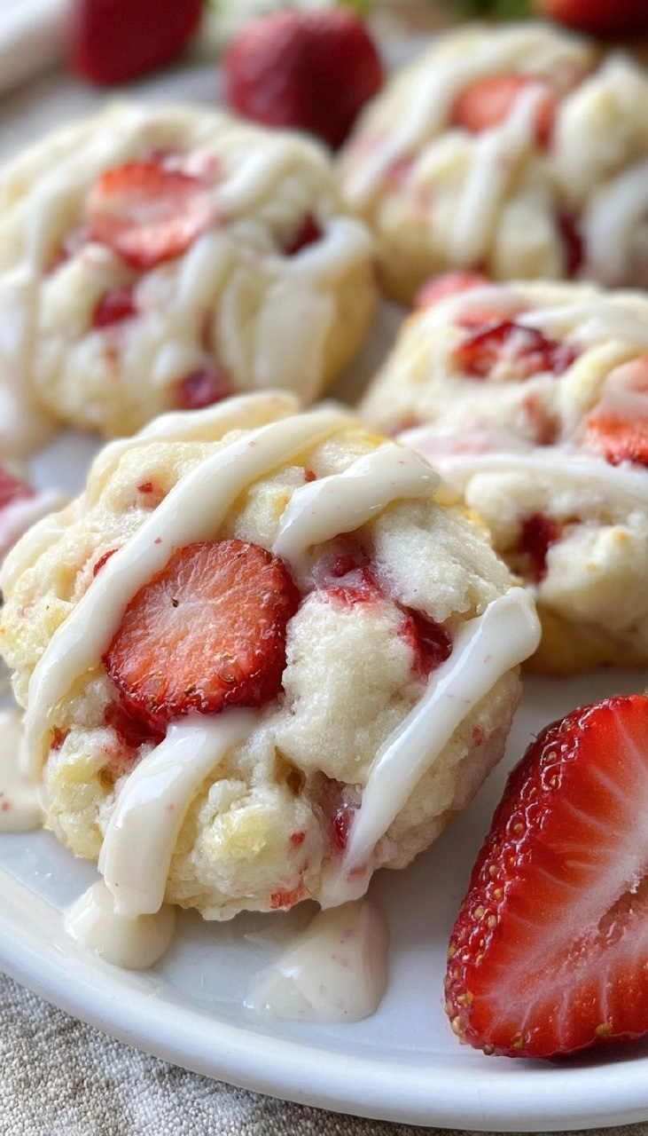 Strawberry Shortcake Cookies