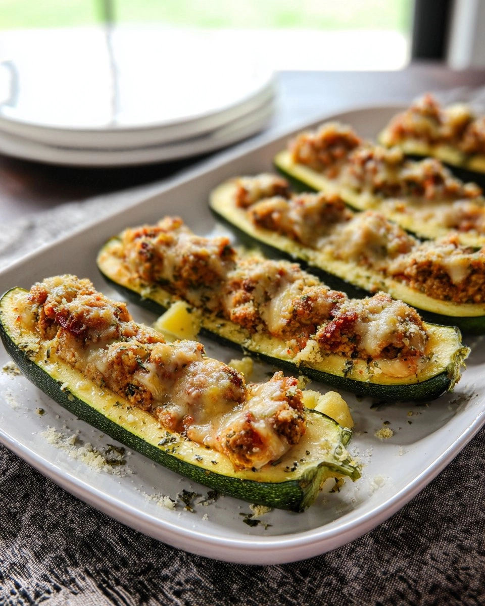 Stuffed Zucchini Boats