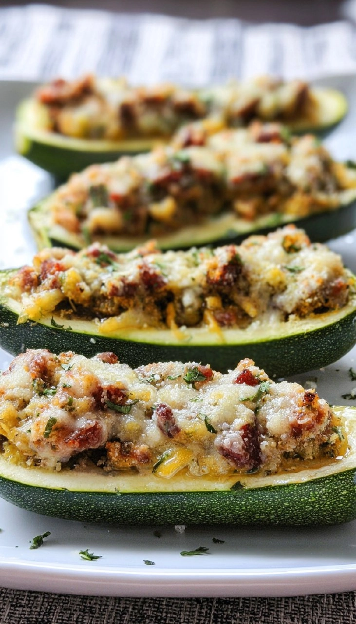 Stuffed Zucchini Boats