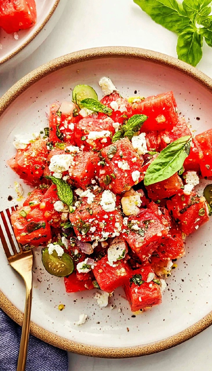Watermelon Feta Salad