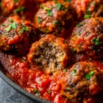 Baked-Meatball-Recipe-with-The-Best-Marinara-Sauce