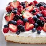 Berries-Cream-Sheet-Cake-Recipe