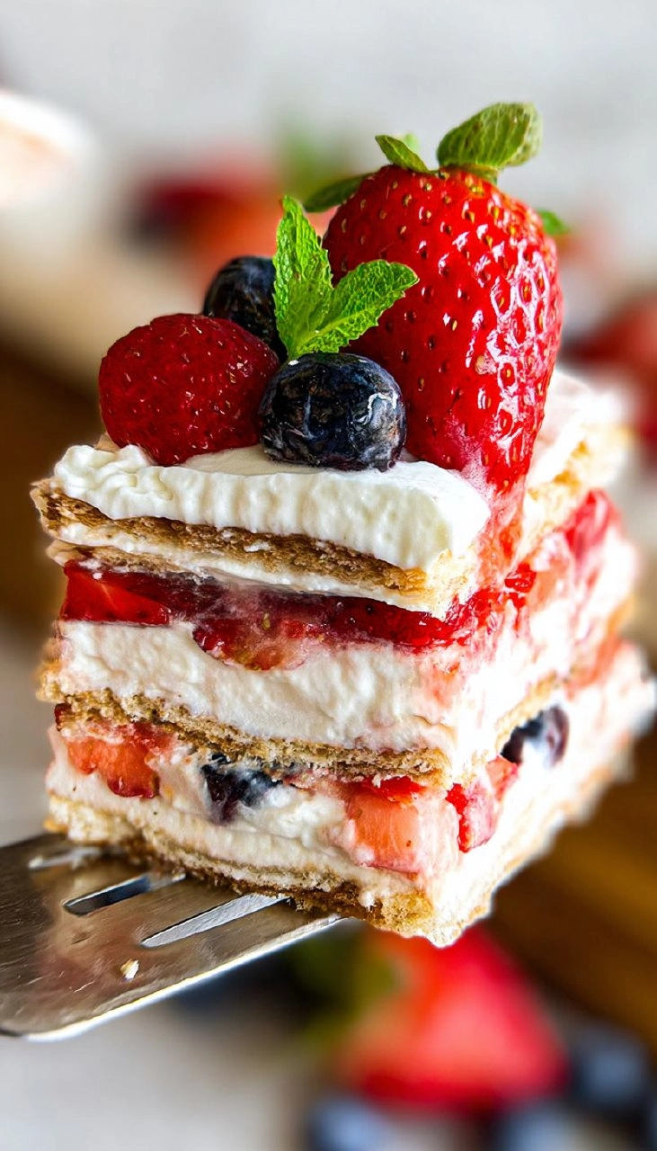 Berry Icebox Cake