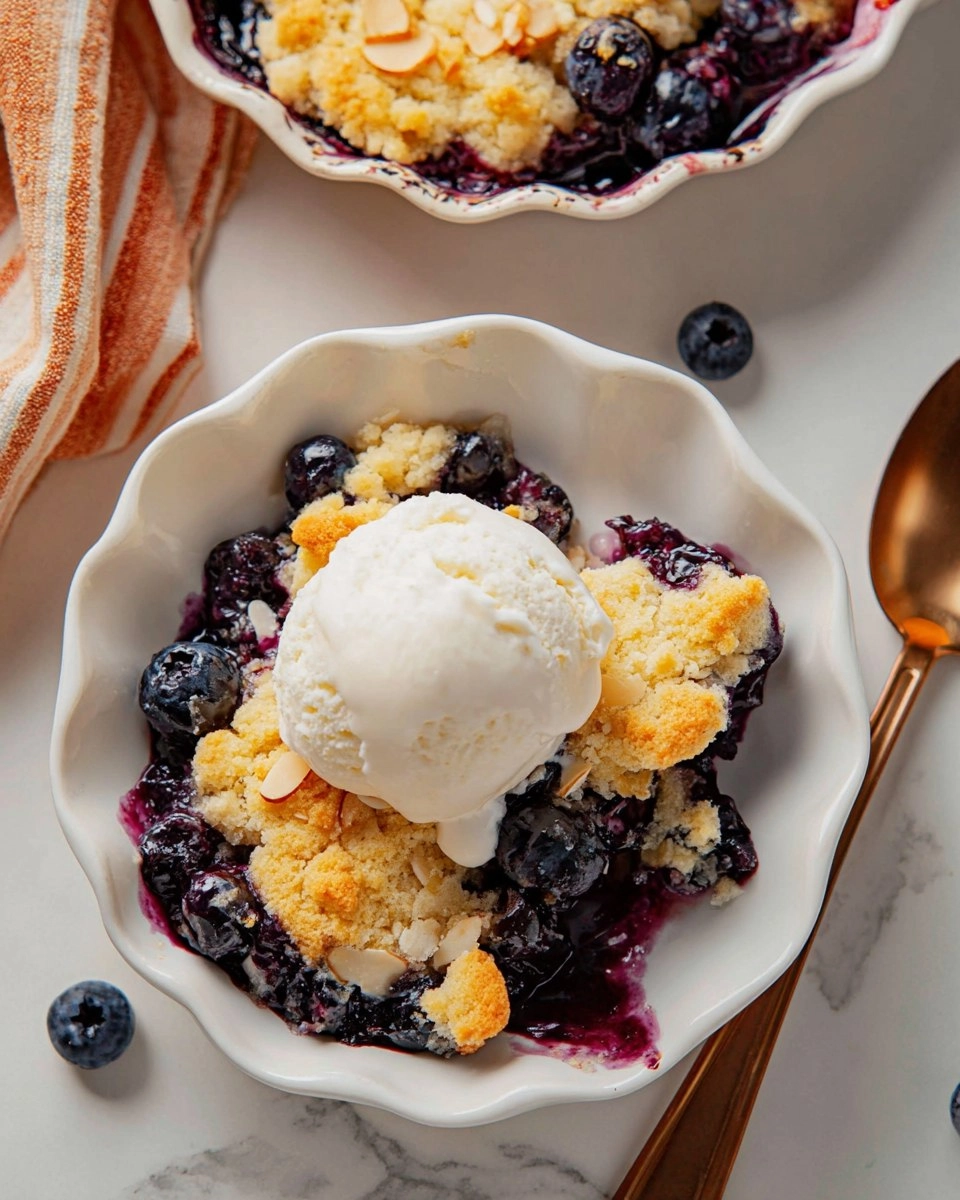 Blueberry Cobbler with Almond Topping 7 Blueberry-Cobbler-with-Almond-Topping-Recipe