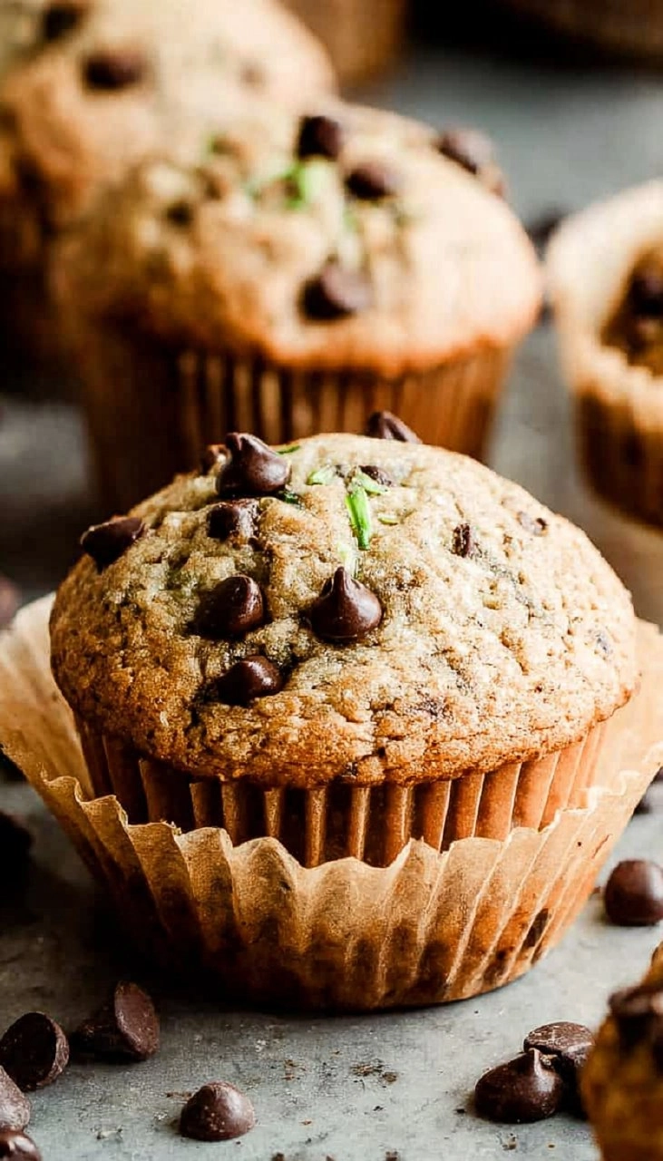 Chocolate Chip Zucchini Muffins