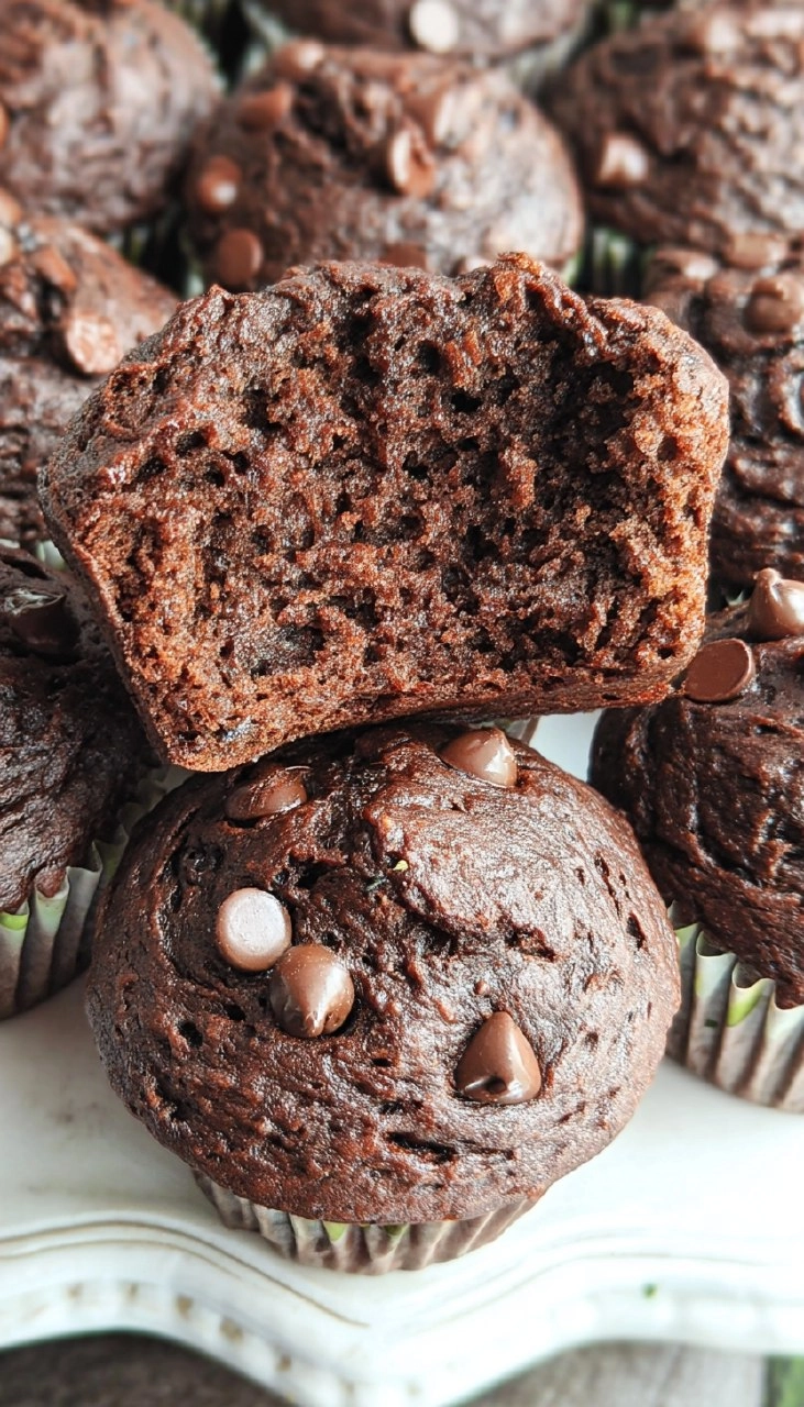 Chocolate Zucchini Muffins