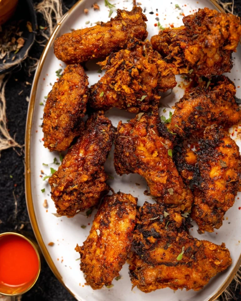 Crispy-Spicy-Fried-Chicken-Wings-Recipe