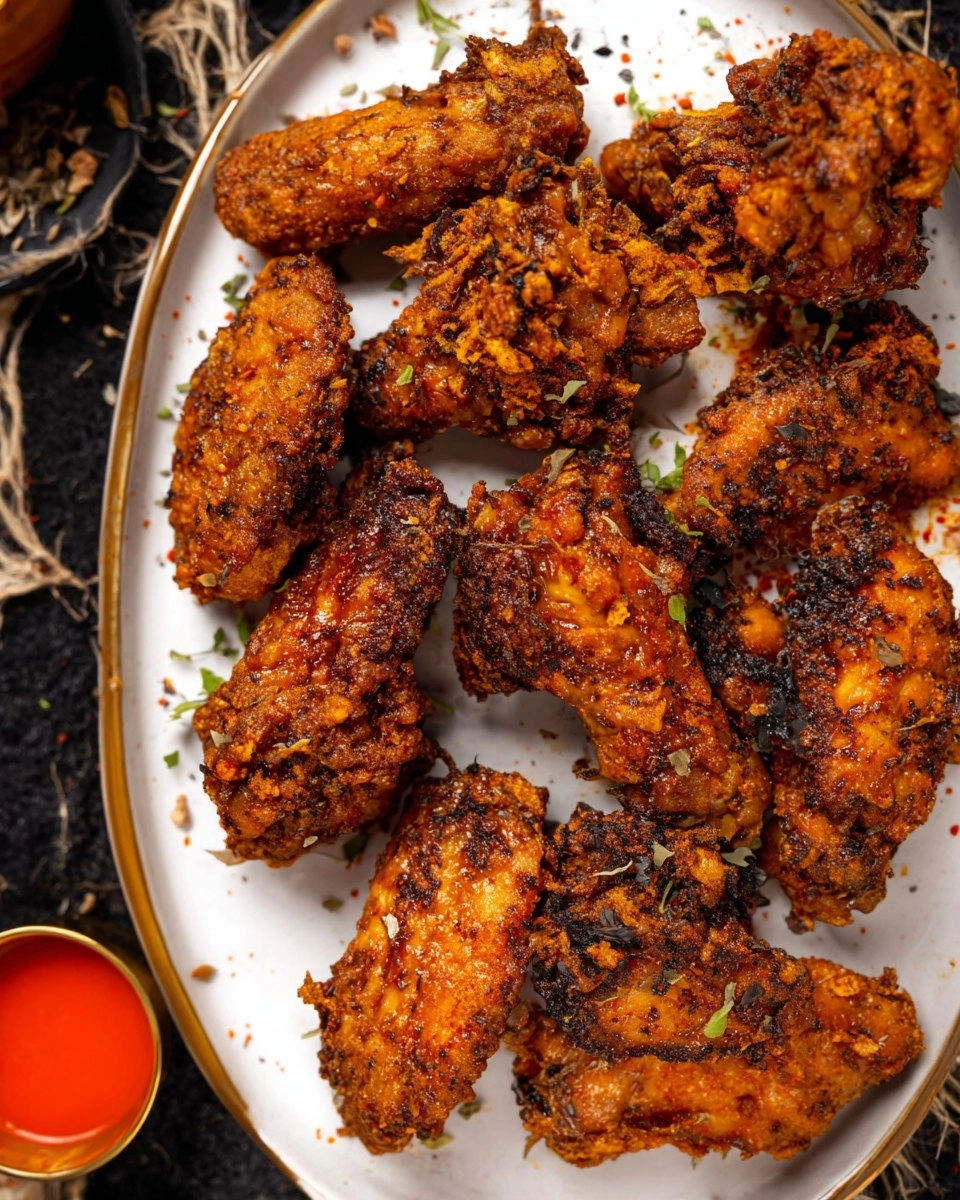 Crispy Spicy Fried Chicken Wings