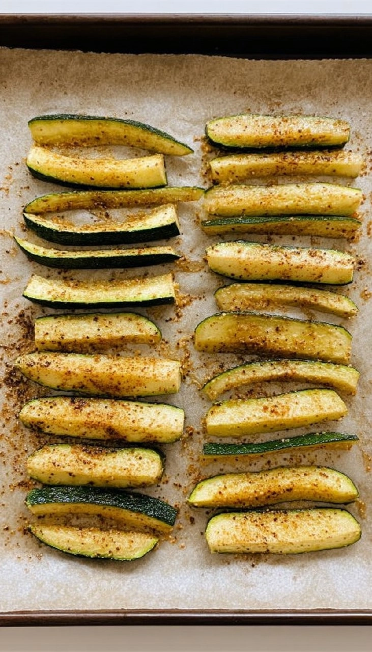 Easy Oven Roasted Zucchini