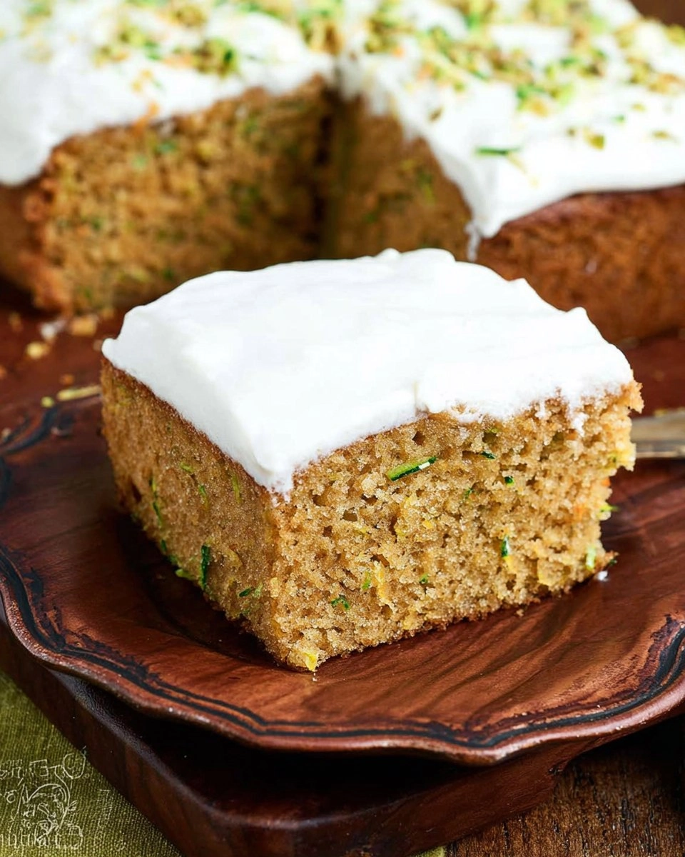 Easy Zucchini Cake With Cream Cheese Frosting 8 Easy-Zucchini-Cake-With-Cream-Cheese-Frosting-Recipe