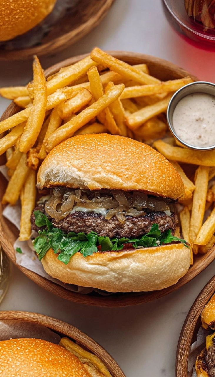 French Onion Burgers 140 French Onion Burgers