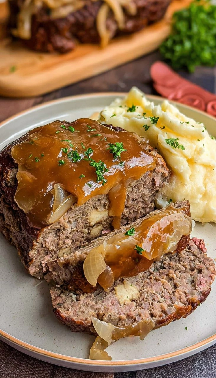 French Onion Meatloaf