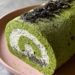 Matcha-Swiss-Roll-Cake-with-Black-Sesame-Mousse-Recipe