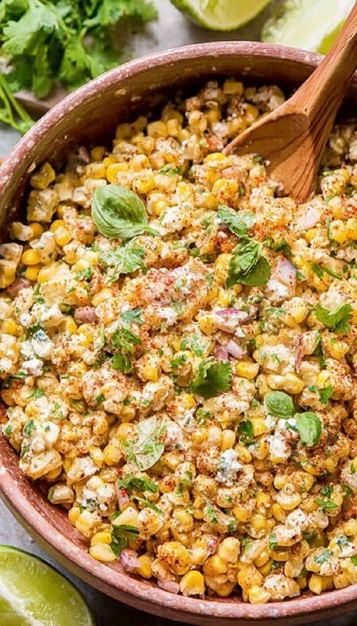 Mexican Street Corn Salad Recipe (Esquites)