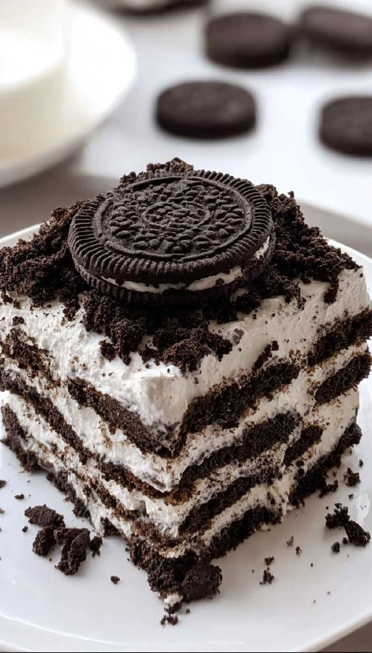 Oreo Icebox Cake