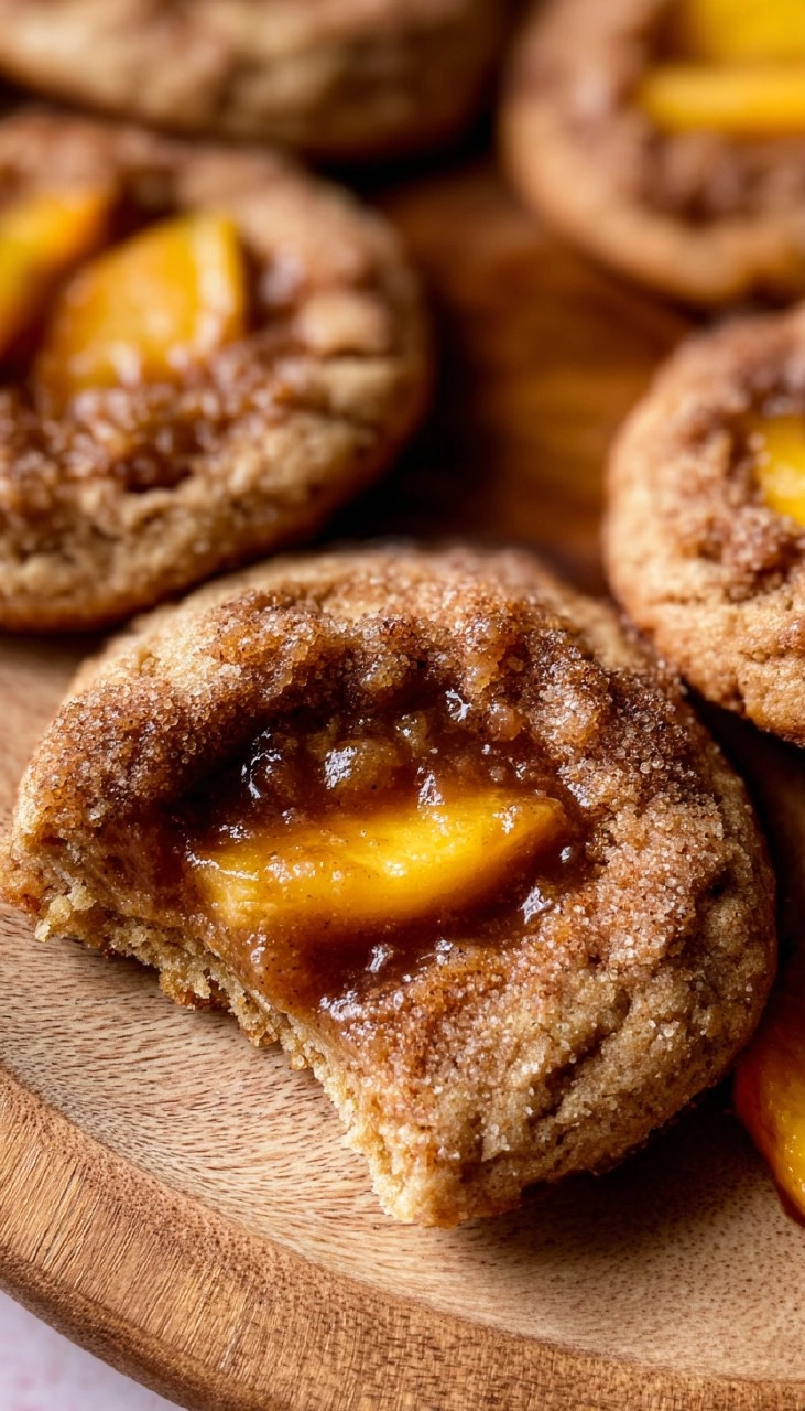 Peach Cobbler Cookies