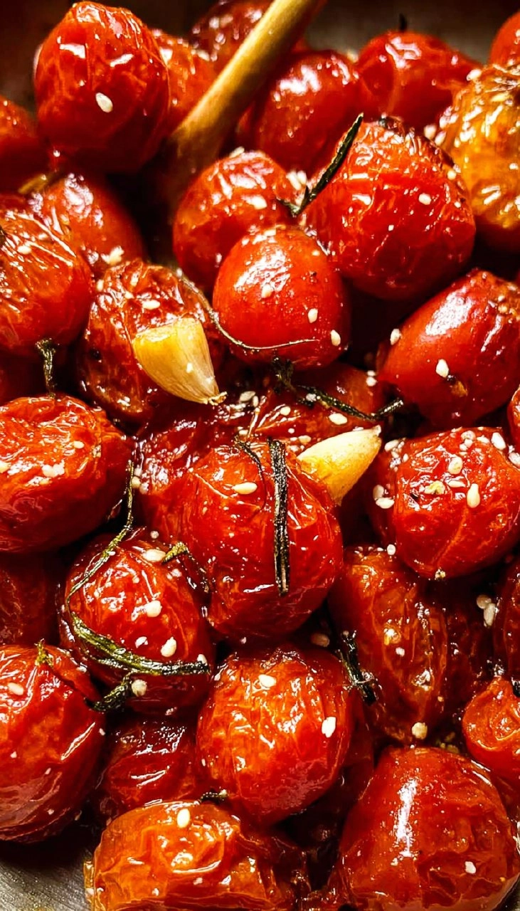 Roasted Cherry Tomatoes with Garlic