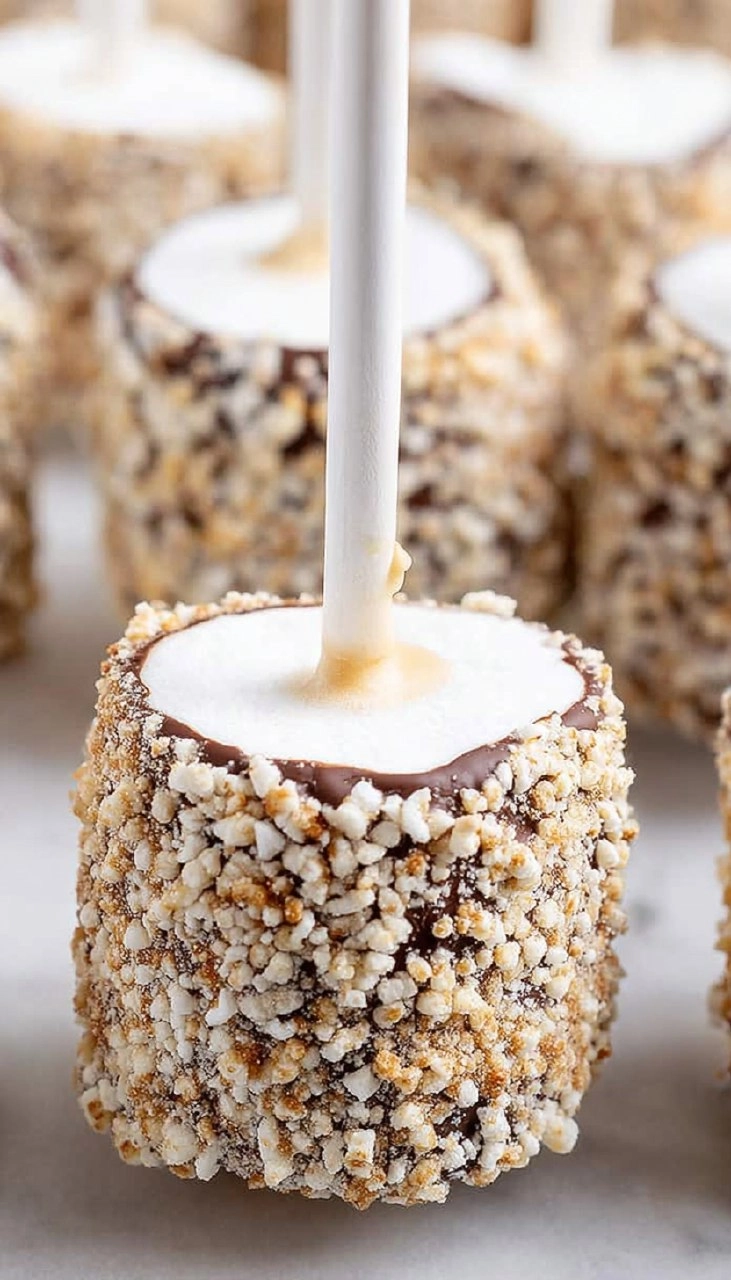 Smores Marshmallow Pops
