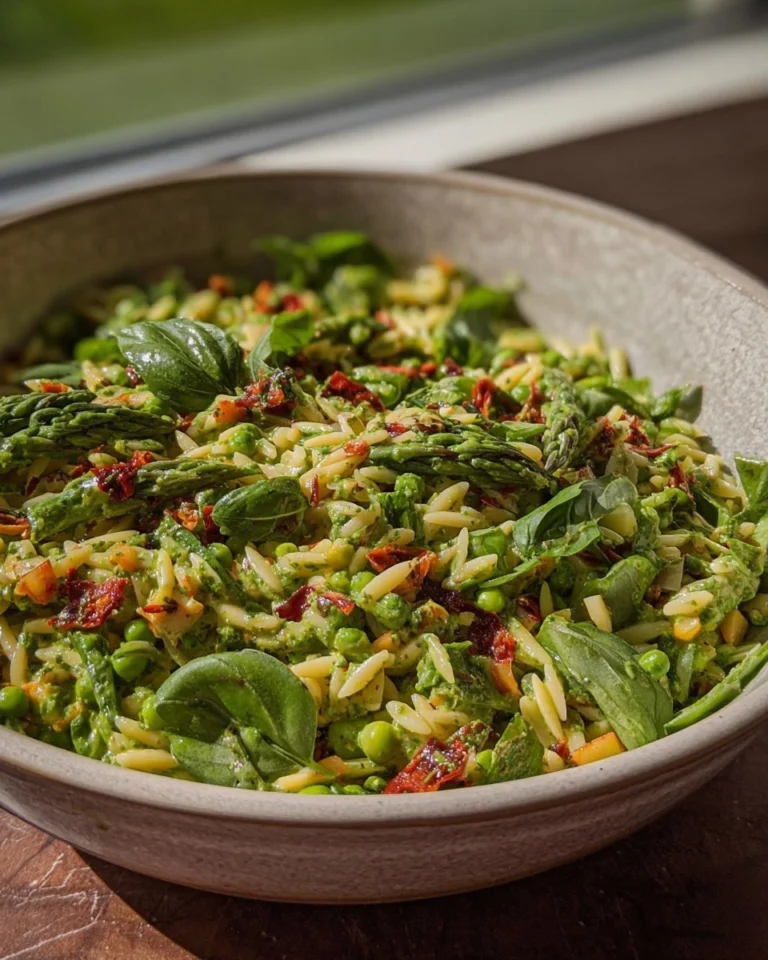 Spring-Orzo-Pasta-Salad-with-Creamy-Basil-Vinaigrette-Recipe