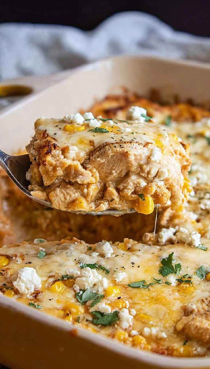 Street Corn Chicken Casserole