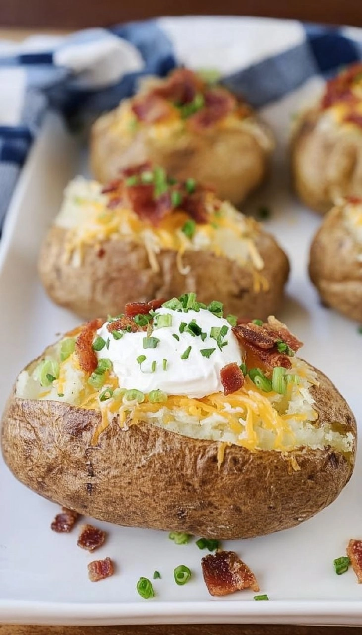 Best Steakhouse Baked Potatoes