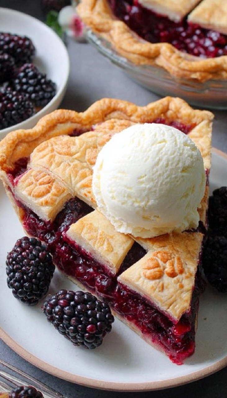 Easy Blackberry Pie 175 Easy Blackberry Pie
