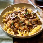 Easy-Chicken-Marsala-with-The-BEST-Buttered-Noodles-Recipe