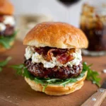 Fig and Bacon Goat Cheese Burgers 151 Fig-and-Bacon-Goat-Cheese-Burgers-Recipe