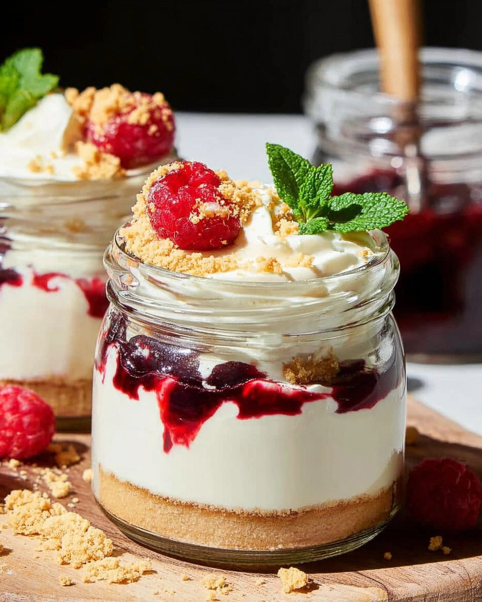 High Protein Cheesecake Jars